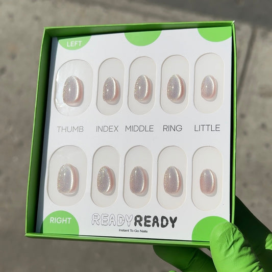 Clear Cateye (short oval)